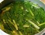 小白菜蚬子汤的做法图解3