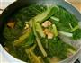 小白菜蚬子汤的做法图解4