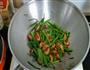 韭菜花炒河虾的做法图解4