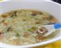 皮蛋香菇火腿粥的做法图解2