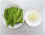 蒜香荷兰豆的做法图解2