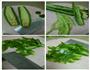 苦瓜焖豆角的做法图解2