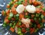 宝宝6月14日食谱-白米饭+豌豆胡萝卜炒虾仁的做法图解4