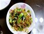 青菜炒面的做法图解1