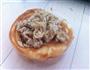 荷仙菇面包酿的做法图解2