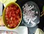 番茄培根鲜虾鸡肉杂菜焗饭的做法图解3