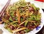 青椒豆干肉丝的做法图解1