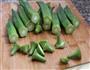 蒜香秋葵的做法图解1