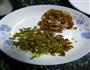 肉末豇豆烧茄子的做法图解1