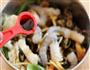 酒蒸海鲜野菜的做法步骤3