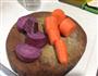 紫薯，胡萝卜馒头的做法图解1