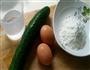 青瓜鸡蛋卷饼的做法图解1