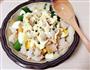 龙利鱼秋葵鸡蛋沙拉的做法图解1