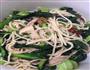 香菇肉丝青菜炒面的做法图解1