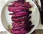 减脂椰香紫薯条的做法图解1