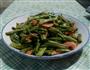 炒豆角火腿的做法图解6
