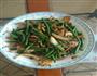 肉炒鬼豆角的做法图解3