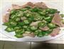 秋葵炒肉的做法图解4