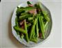 火腿片炒芦笋的做法图解4