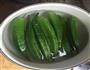 凉拌秋葵的做法图解3