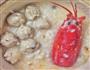 香 菇 丸 煲 龙 虾 粥的做法图解6