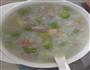 瑶柱黄豆肉片粥的做法图解1