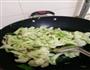 花菜炒肉的做法图解4