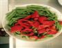 豇豆炒肉片的做法图解1