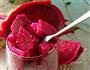 椰奶冻红心火龙果西米露的做法图解2