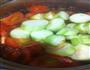 番茄丝瓜榨菜汤的做法图解3