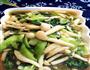 蚝油白雪菇炒青菜的做法图解8