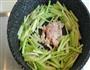 芹菜炒肉丝的做法图解4