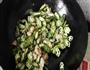 秋葵炒肉的做法图解4
