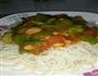 青椒打卤面的做法图解3