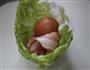 先从视觉征服你-生菜培根目玉蛋烧的做法图解1