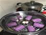 紫薯馒头的做法图解1