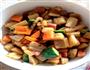 爆炒藕丁的做法图解4