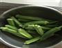 白灼秋葵的做法图解1