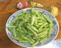 扁豆炒肉丝的做法图解1
