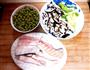 鱼腩毛豆香菇干的做法图解1