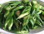 秋葵炒肉的做法图解3