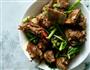 蒜薹芹菜爆炒排骨的做法图解4