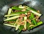 蒜香秋葵炒肉的做法图解6