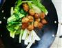 小白菜烧丸子的做法图解7