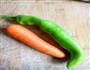 青椒胡萝卜丝的做法图解1