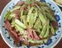 豆角炒熟牛肉的做法图解4